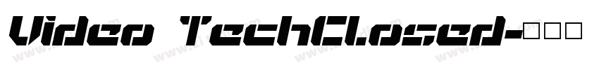 Video TechClosed字体转换